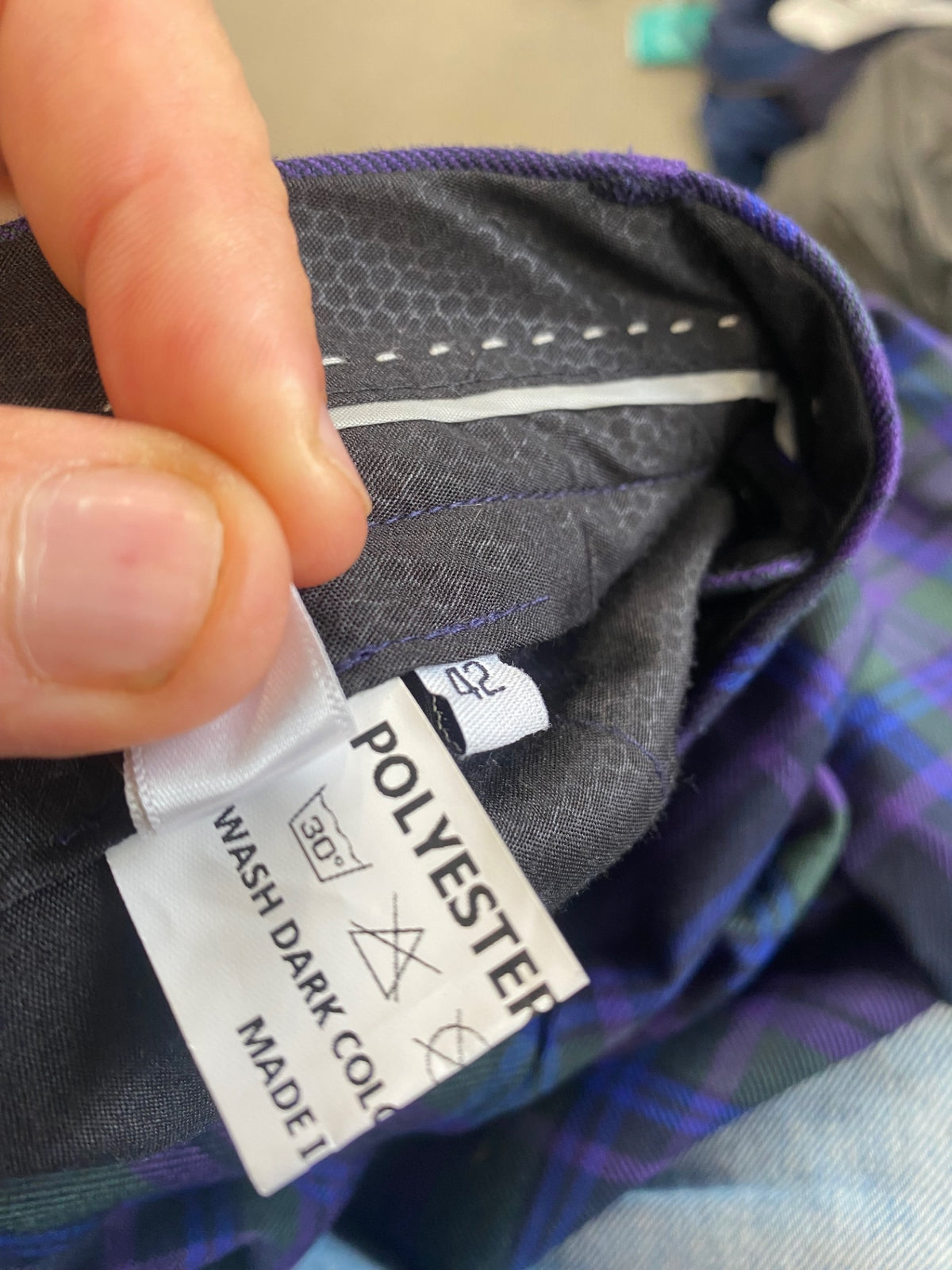 Classic tartan Royal & Plaid Trousers 42S trews Hogmanay ES609