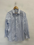 Fabulous Charles Tyrwitt striped classic Shirt 17.5" White & blue ES609