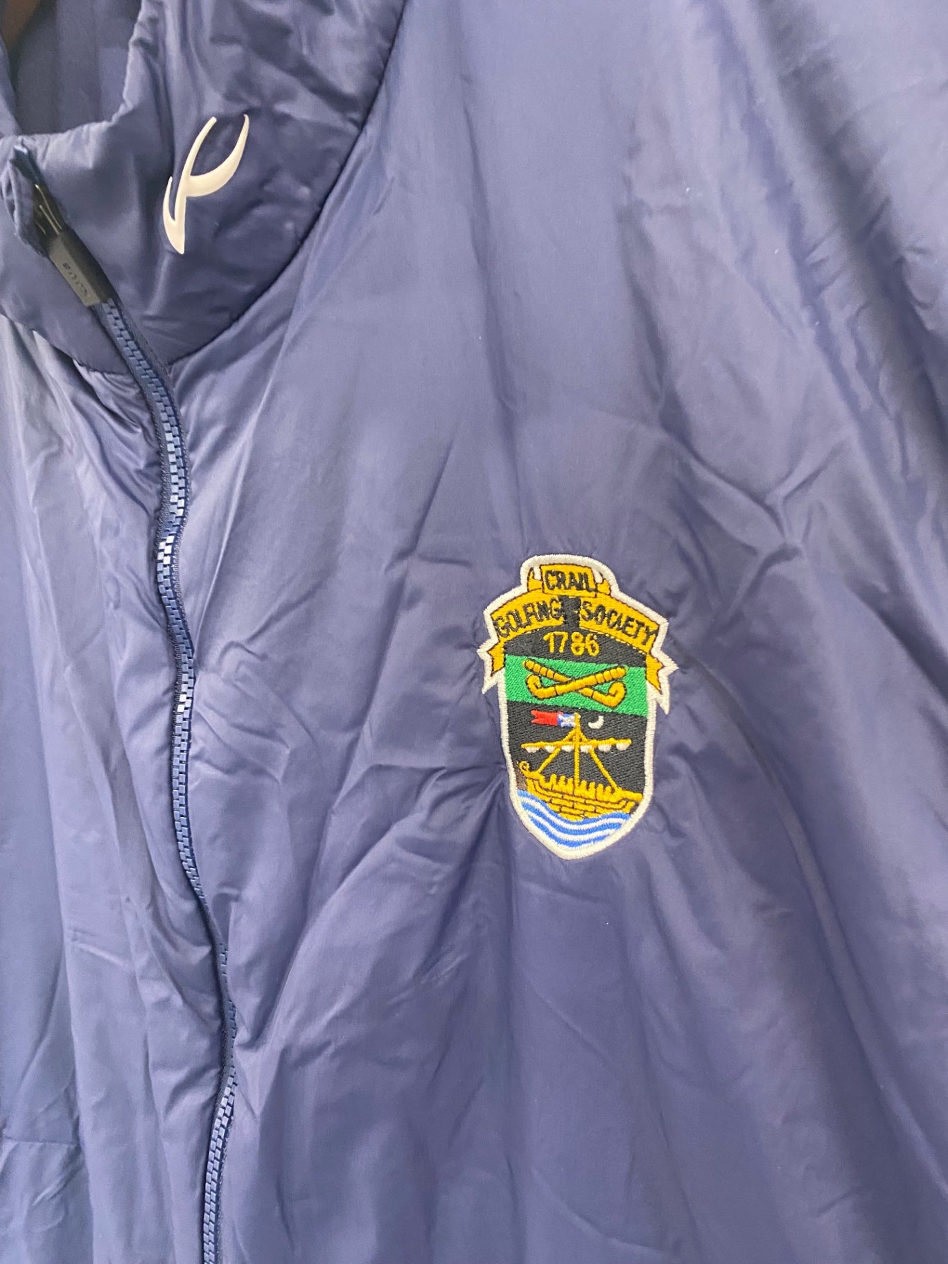 Awesome Kjus radiation gilet navy XXL Crail Golfing Society ES609