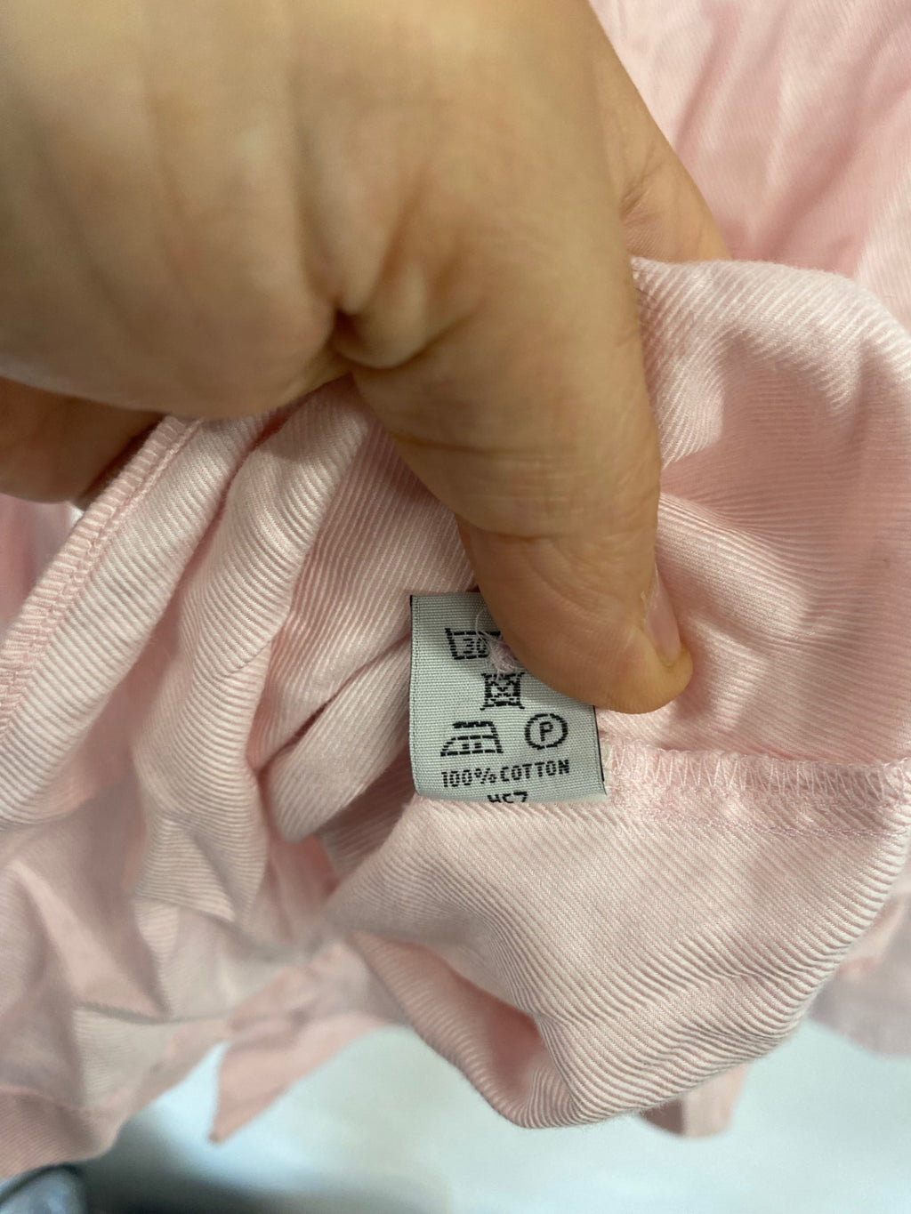 Classic Hawes & Curtis fitted Shirt UK14 Pink KW605