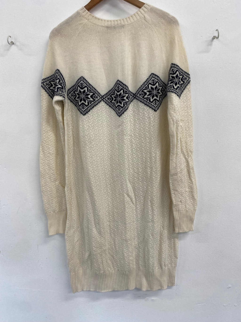 Gorgeous Loro Piana Knit Jumper dress cashmere scandi nordic UK16 IT48 FK608 