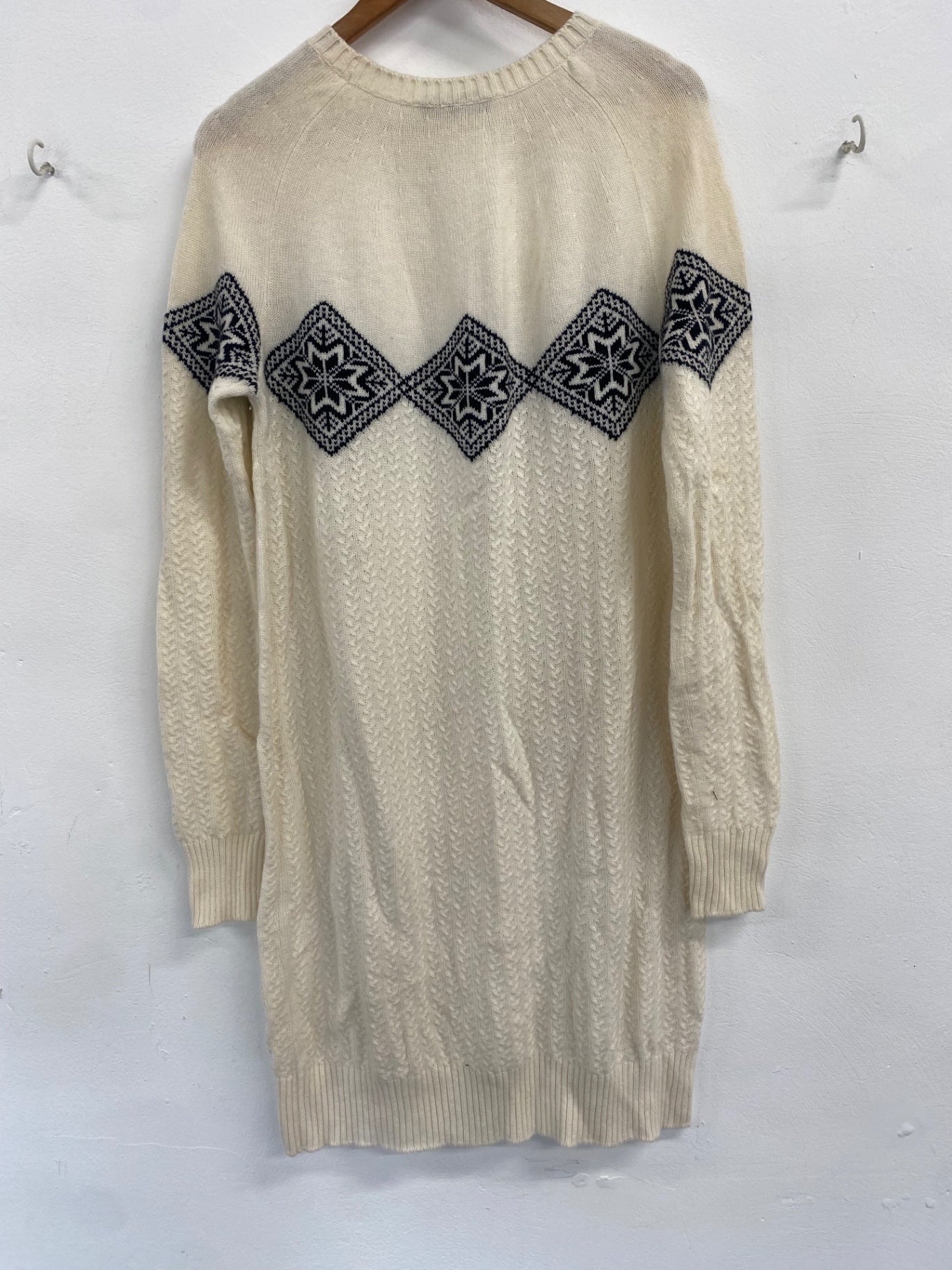 Gorgeous Loro Piana Knit Jumper dress cashmere scandi nordic UK16 IT48 FK608 