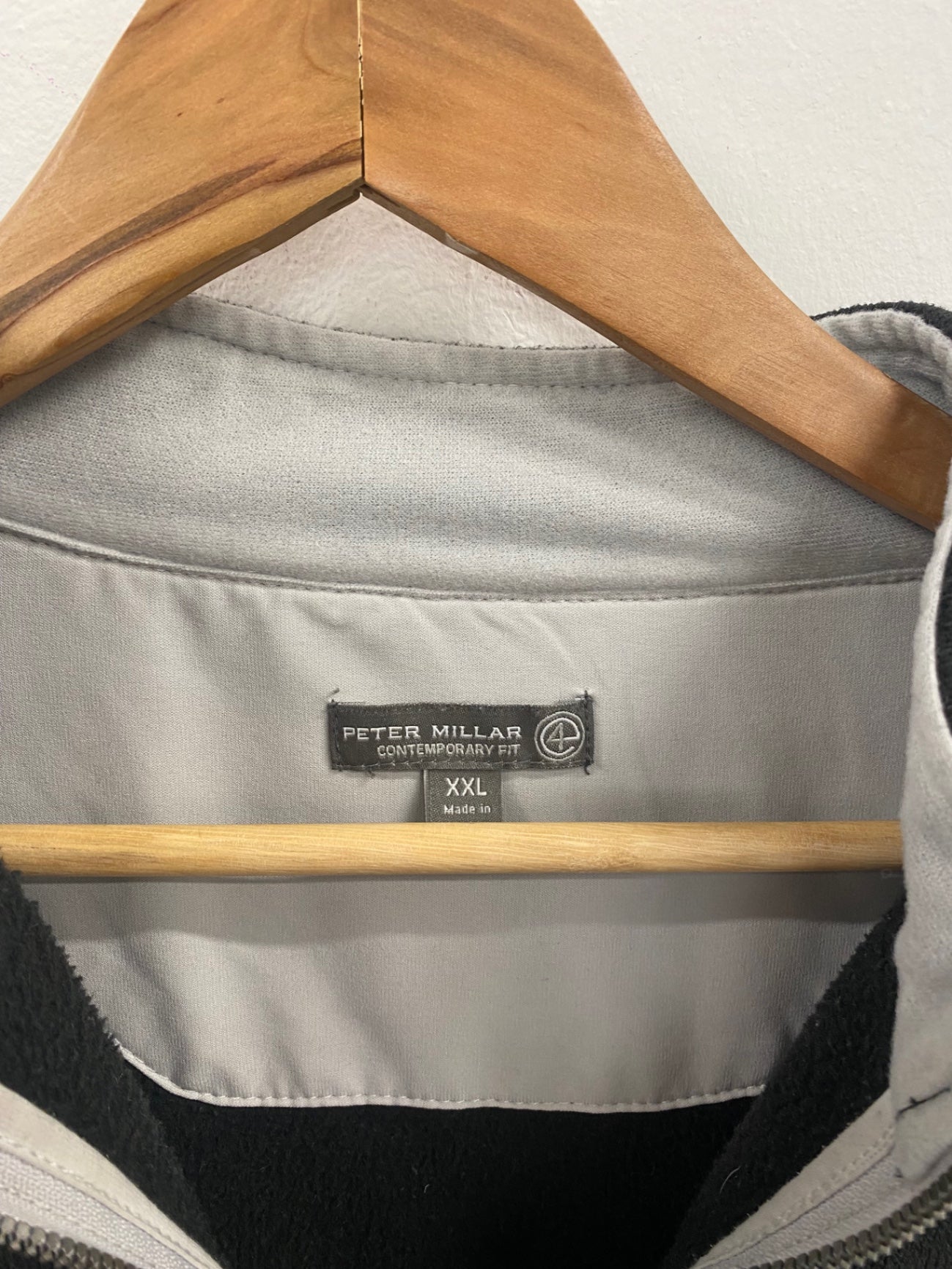 Classic Peter Millar 1/4 zip Ryder Cup 2016 Hazeltine XXL grey