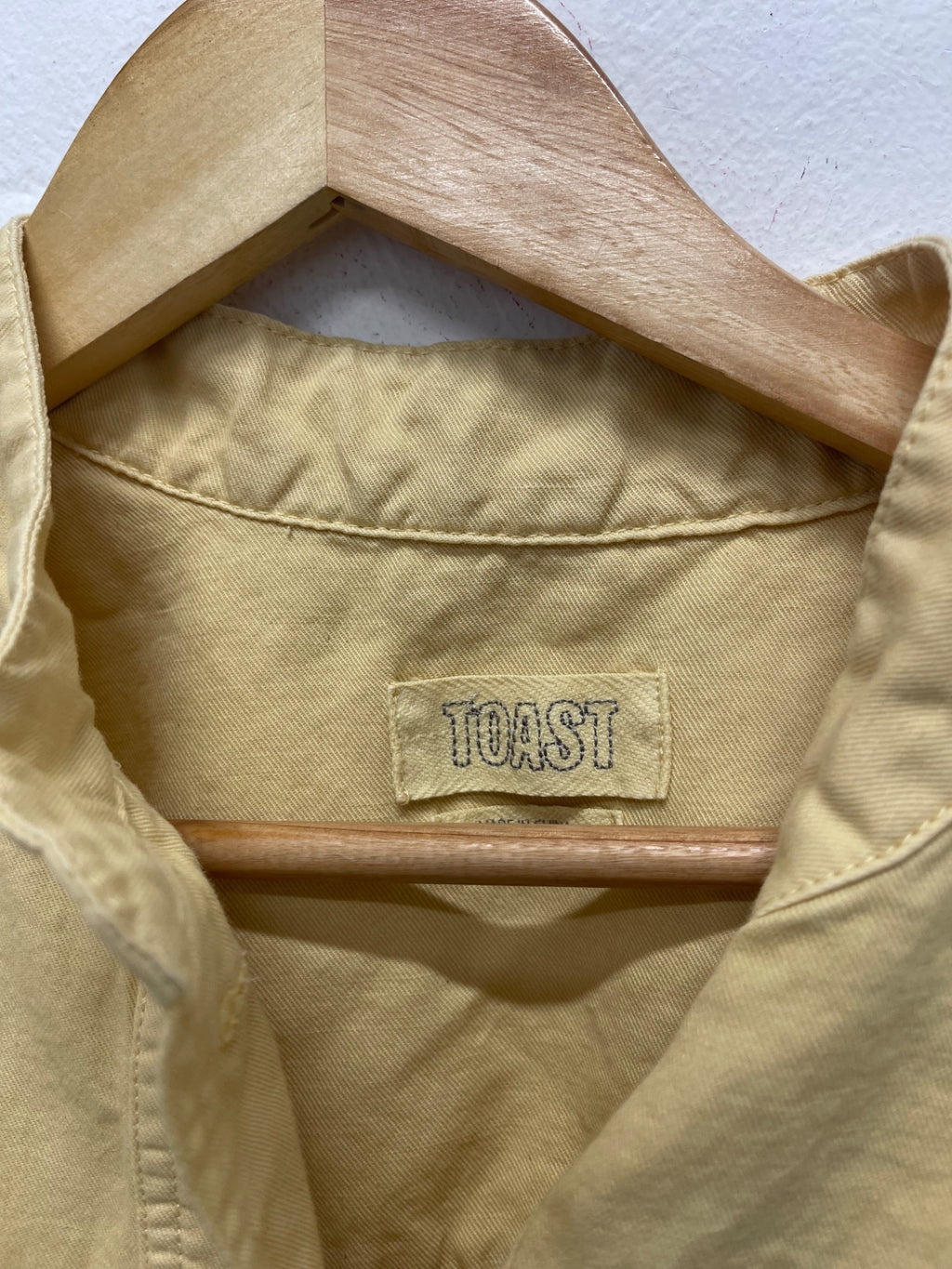 Fabulous Toast soft cotton blend smock top UK12 Yellow FK608