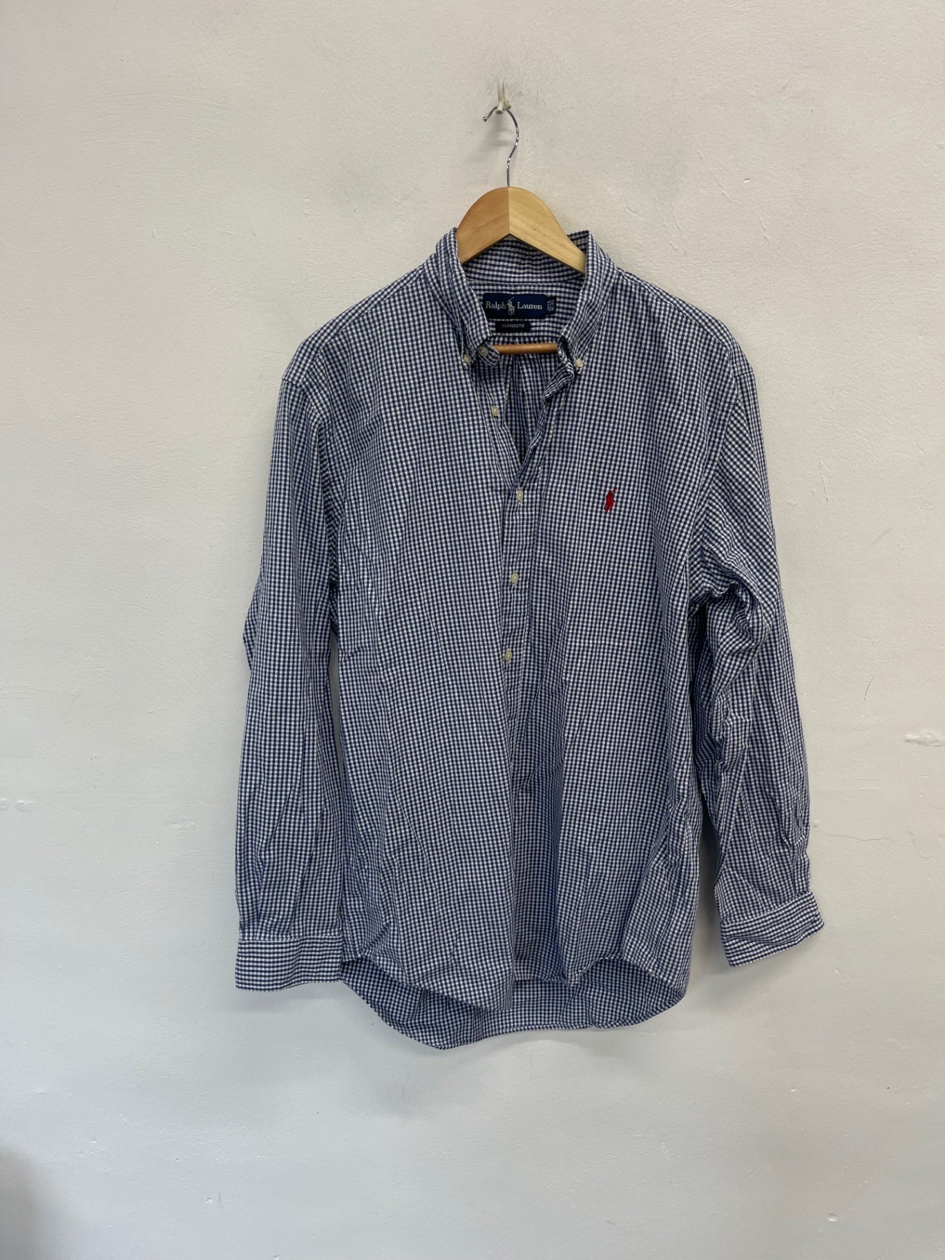 Fabulous Ralph Lauren Shirt 16” Blue & White ES609