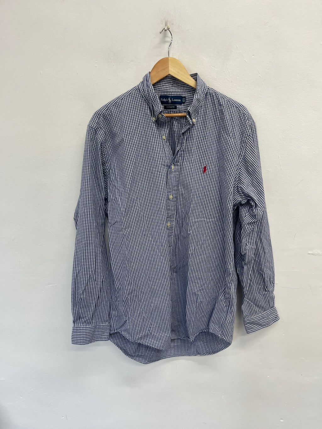 Fabulous Ralph Lauren Shirt 16” Blue & White ES609