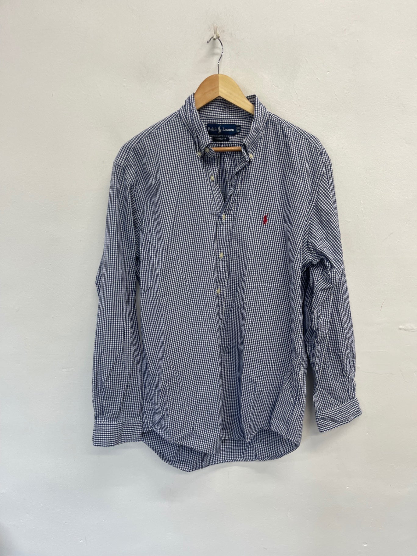 Fabulous Ralph Lauren Shirt 16” Blue & White ES609