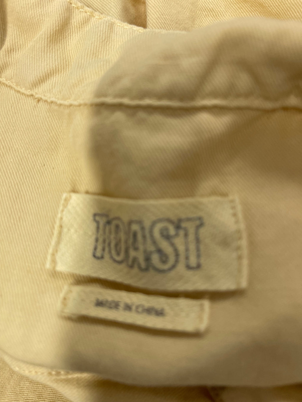 Fabulous Toast soft cotton blend smock top UK12 Yellow FK608
