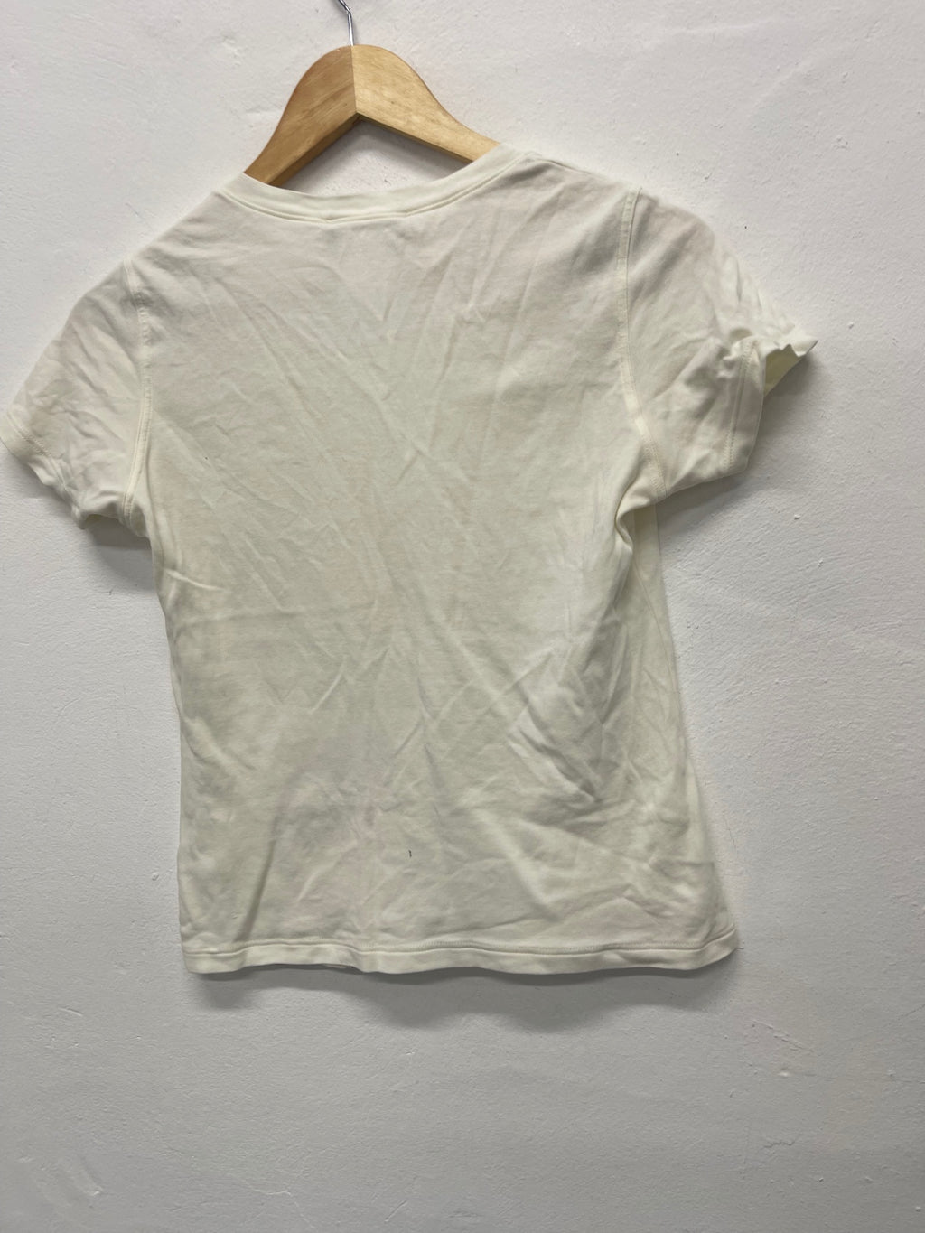 Fabulous Christian Dior angels Vintage T-Shirt Uk14 Cream KW605