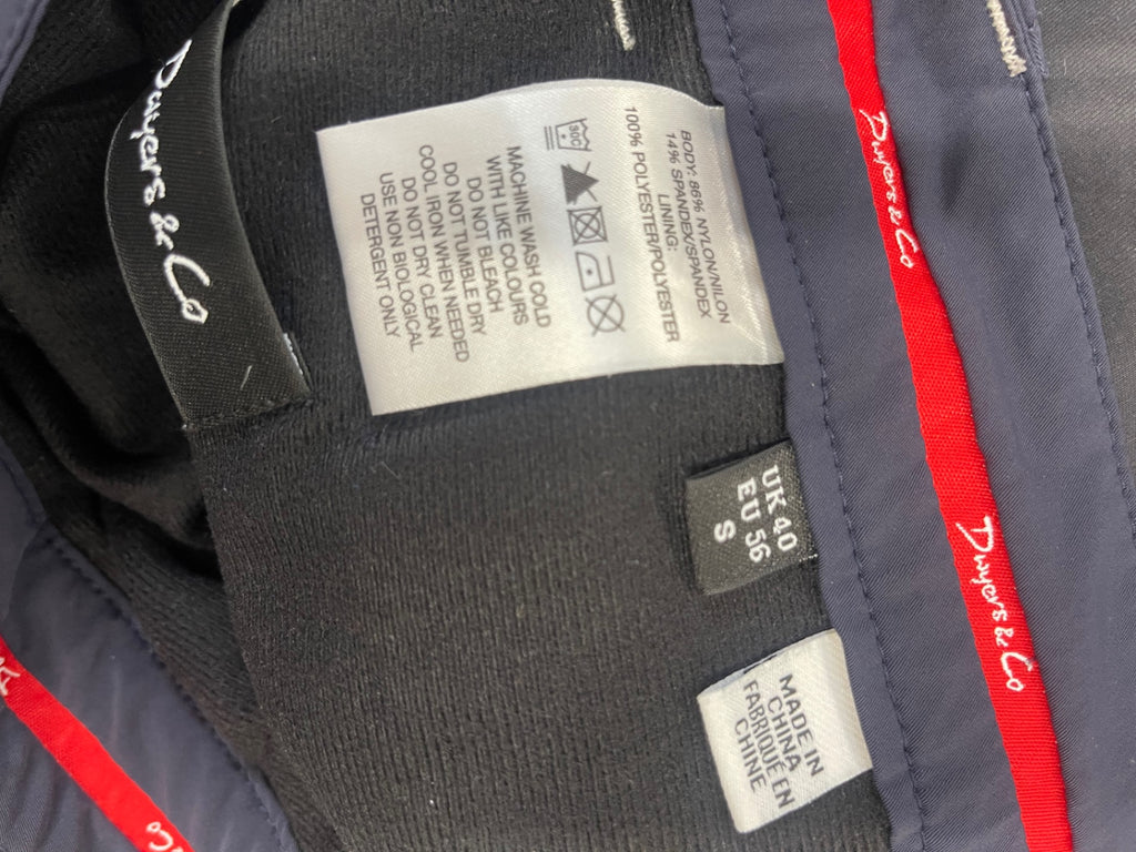 Fabulous Dwyers & Co Golf Pants UK 40 short Navy blue ES609