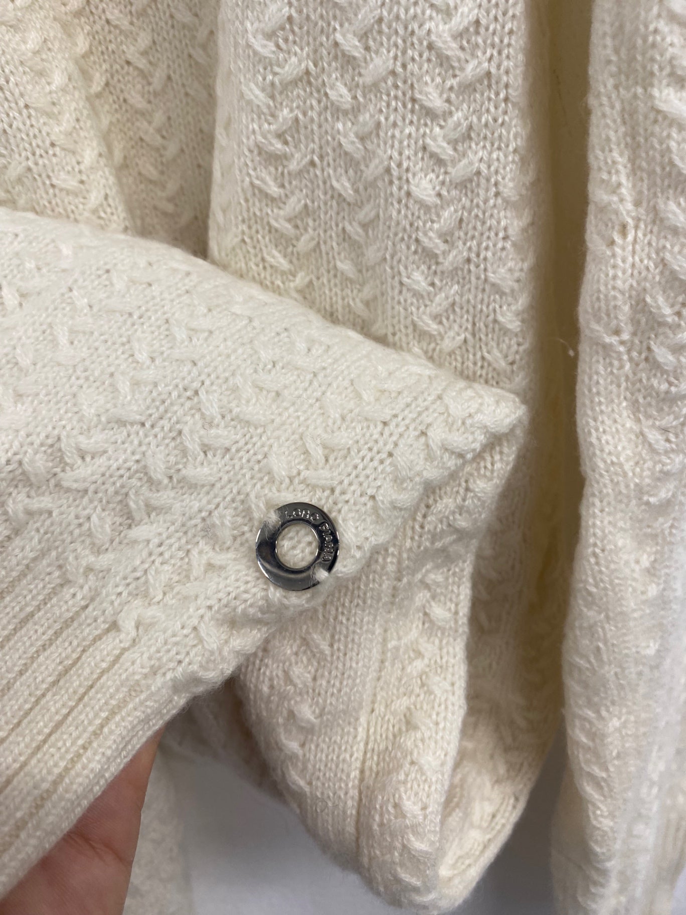 Gorgeous Loro Piana Knit Jumper dress cashmere scandi nordic UK16 IT48 FK608 
