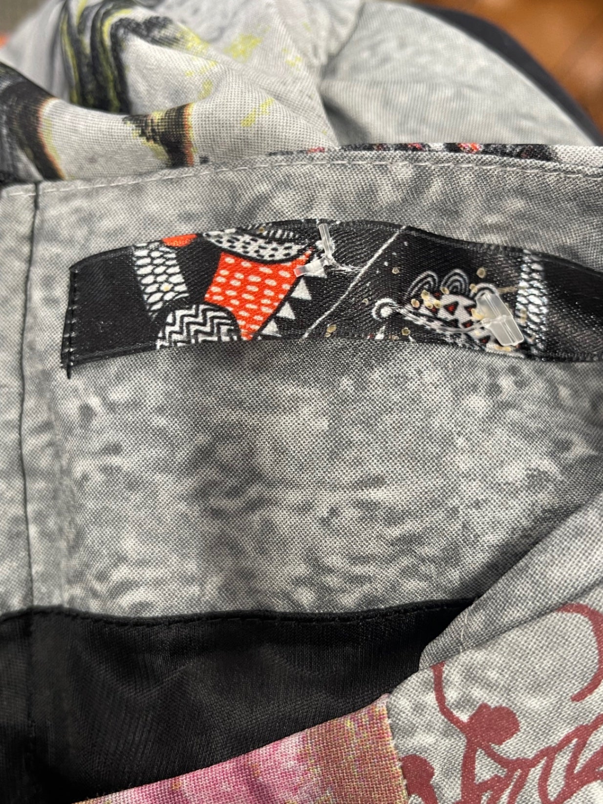 Fabulous Desigual Feel the Rainbow Dress UkM Grey floral KW605