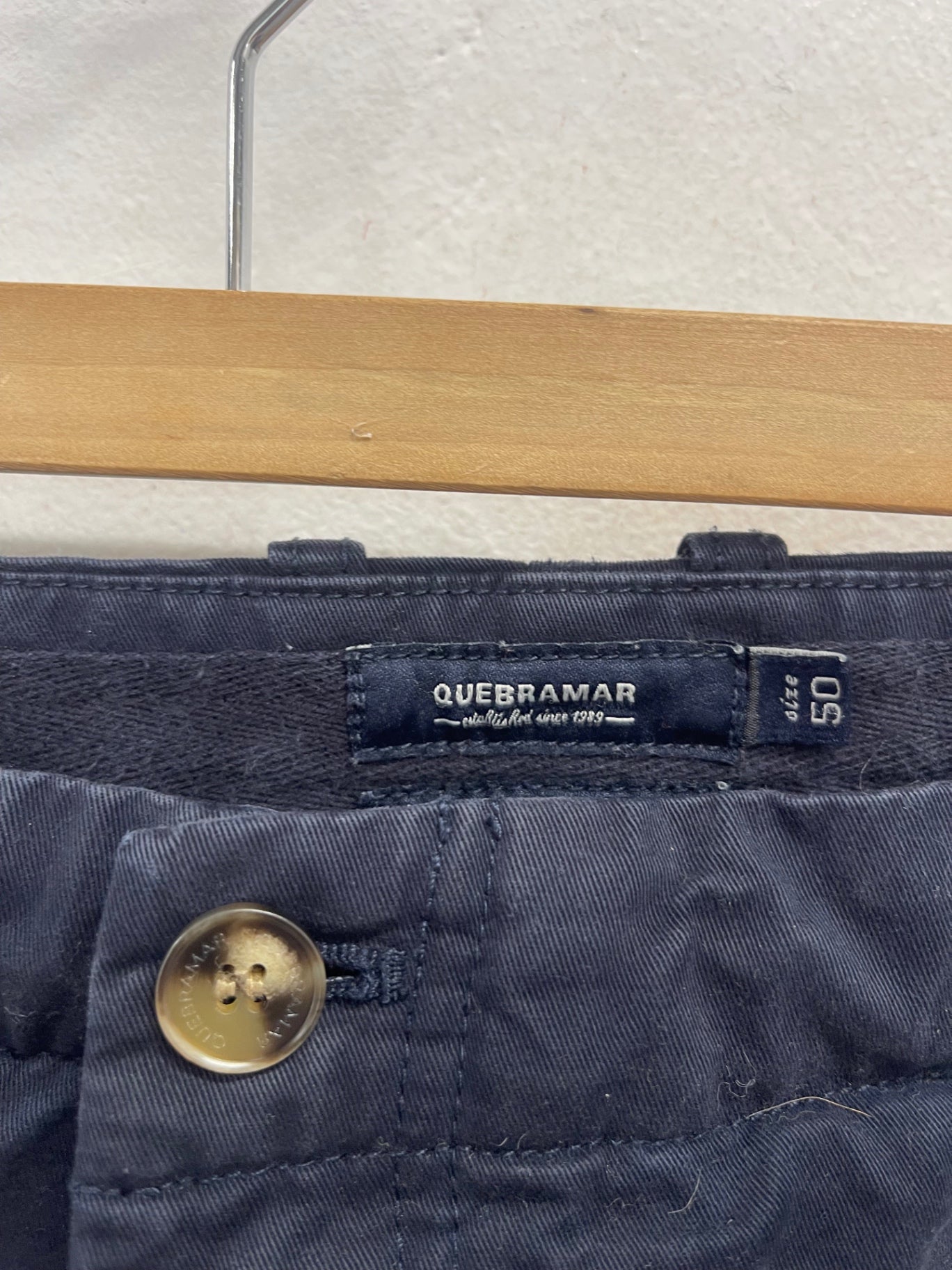 Fabulous QUEBRAMAR golf Shorts Uk38 Dark Blue ES609