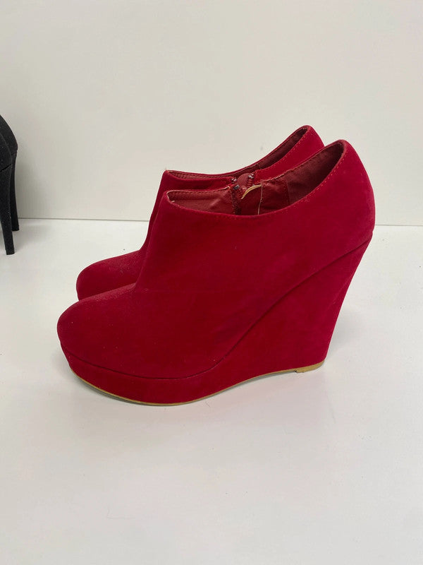 Fabulous duo of heels red black #7 UK5 MA003