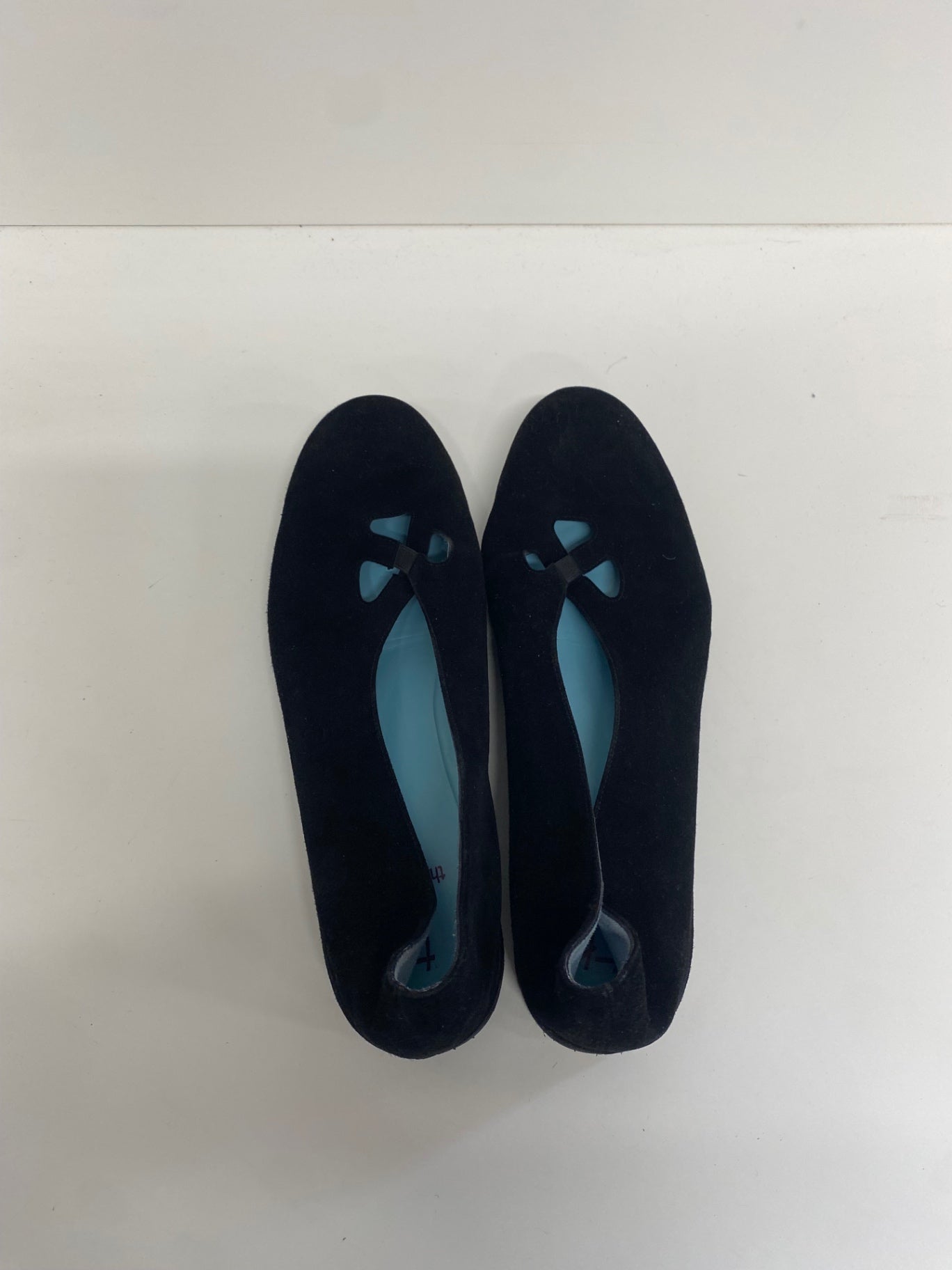Stunning Thierry rabotin Ballet Flats Uk 7 Black suede SO560