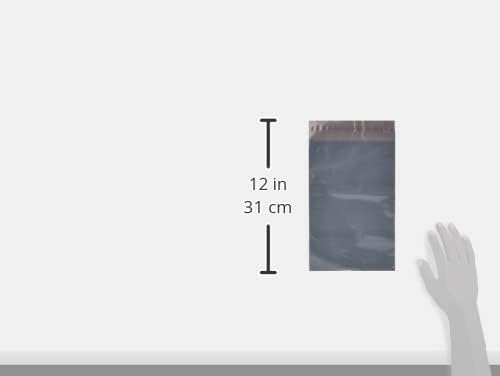 Triplast 12 x 16-Inch Plastic Mailing Postal Bag - Grey (Pack of 100)