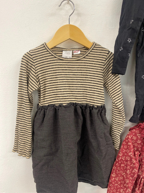 Girls dress bundle Zara M&S 2-4y