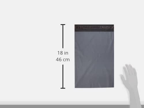 Triplast 12 x 16-Inch Plastic Mailing Postal Bag - Grey (Pack of 100)
