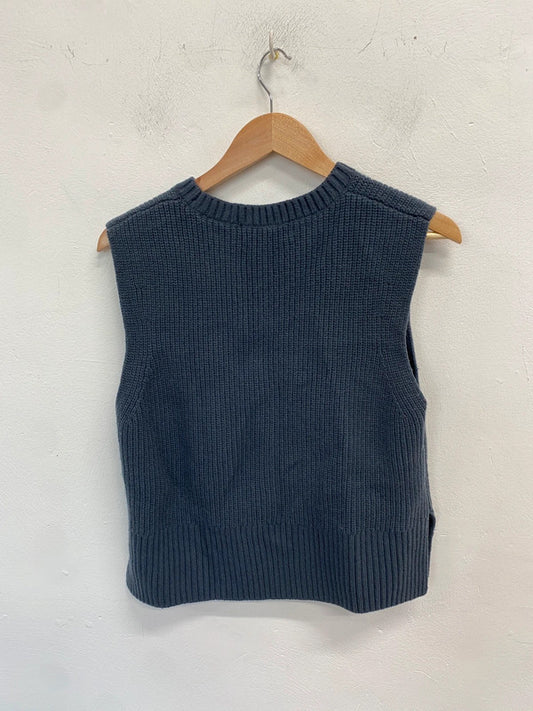 Lovely cefinn janie sleeveless knit jumper vest UK S RF001