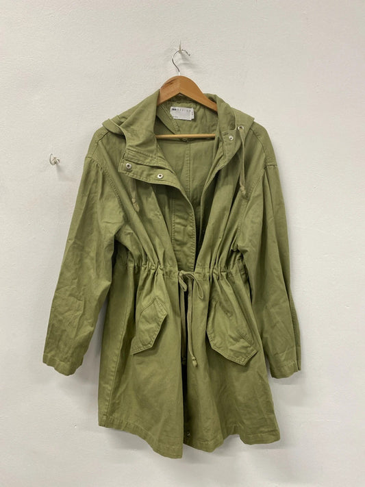 ASOS Chic Khaki Parka Jacket UK 12 LP003