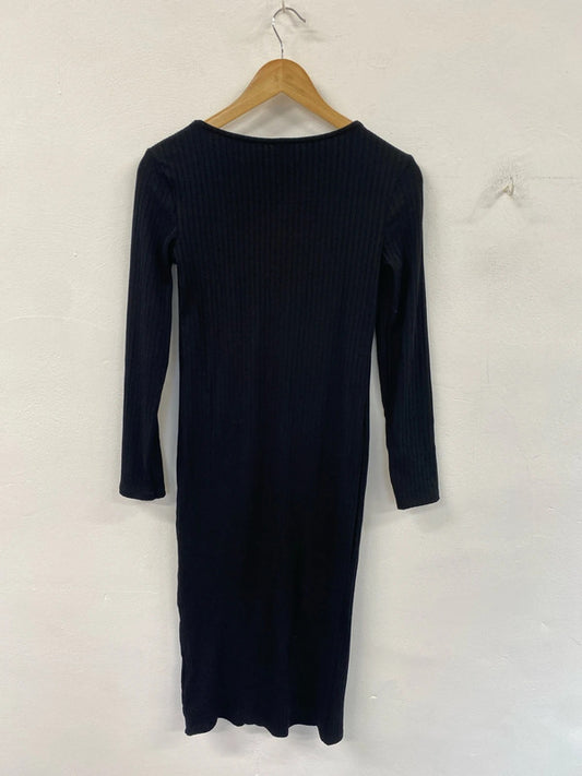 Fabulous River Island button up maxi dress uk 8 KM004