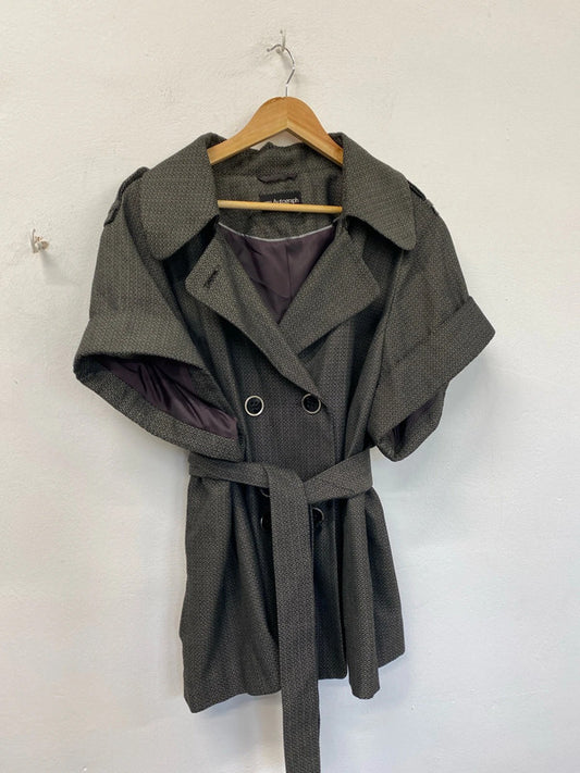 Fabulous Autograph by M&S Brown black micro check Jacket occasion events Uk22 NC001