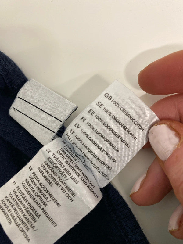 Fabulous Polarn O. pyret navy striped blanket mat JP00