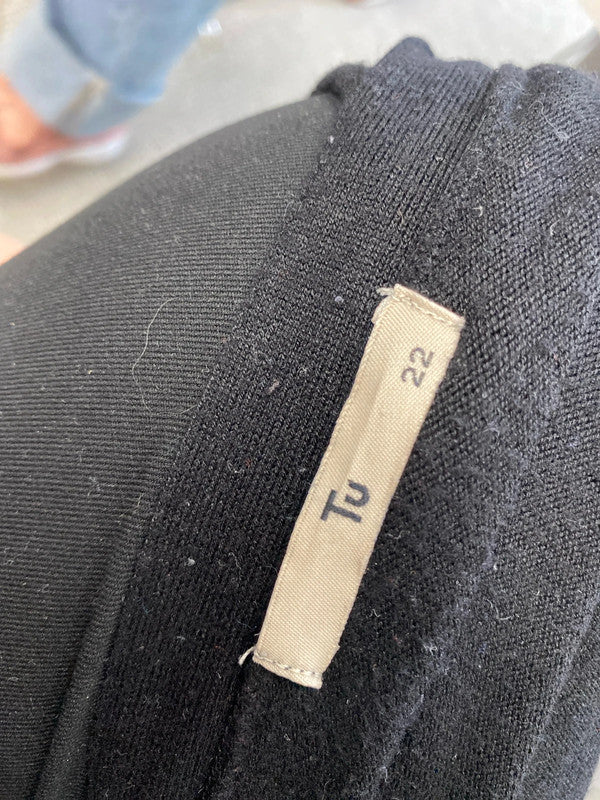 Lovely tu black longline cardigan UK 22 RG021