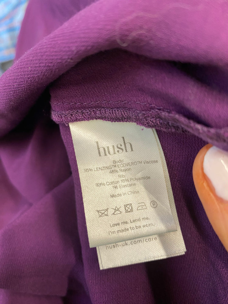 Fabulous Hush Satin T shirt Midi Dress Uk12 SS002