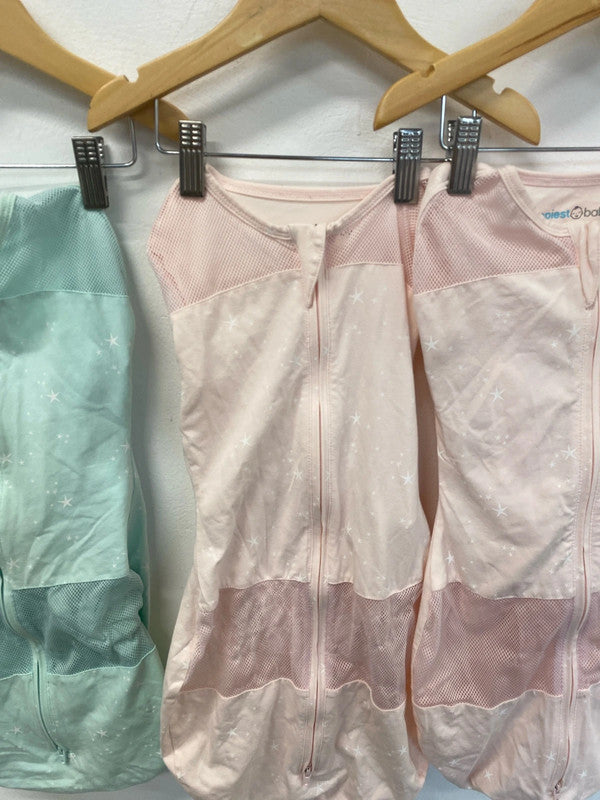 Colourful Baby Swaddles Bundle Size M 2-4 Months Happiest Baby #32 KM004