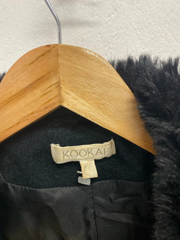 Amazing Y2K vintage wool blend Kookai coat UK8 MA003