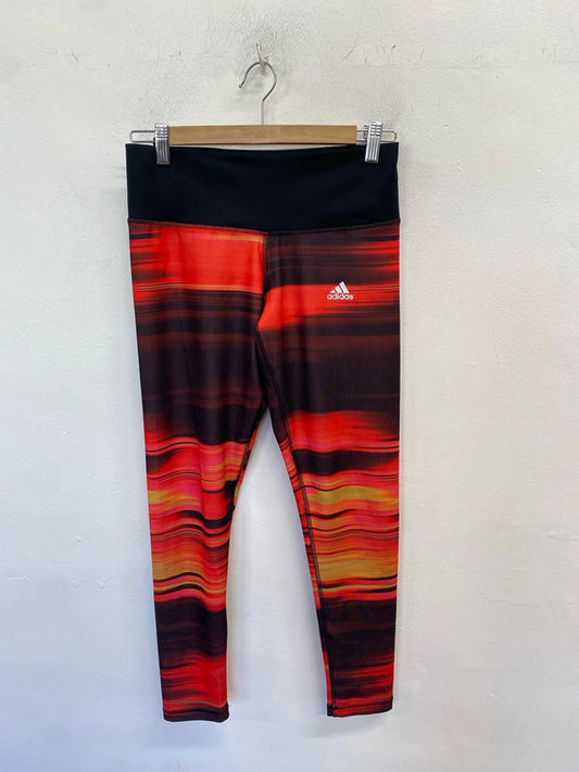 Lovely adidas tech fit orange pattern UK S GK002