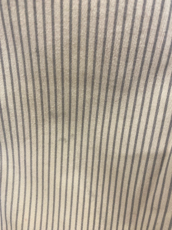 Next Stylish Cream & Grey Stripe Chinos UK 10R LN001