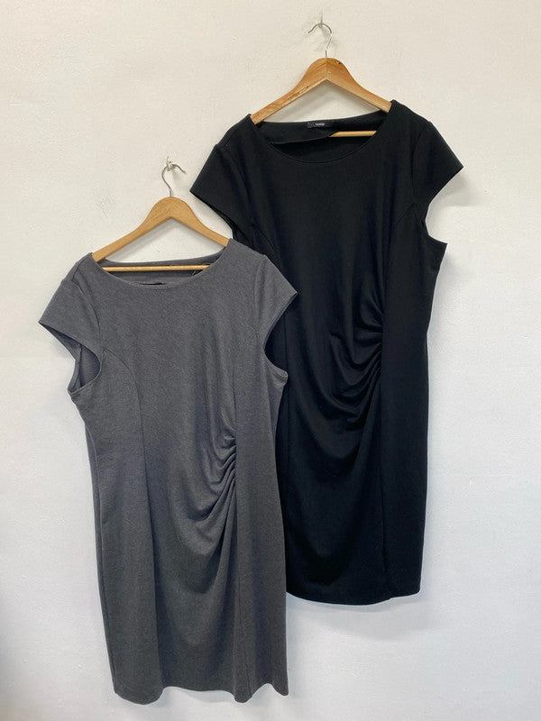 Fabulous Duo of George basic work dress Uk20 formal #53 NC001