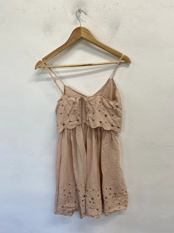 Gorgeous miss Selfridge pink summer smock dress UK 8 LK009