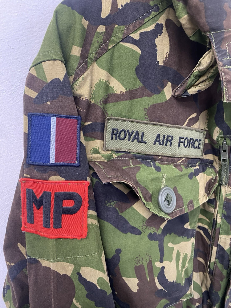 RAF Issued Jacket Smock Woodland DPM Nato 180/104 Windproof MP Patches JC008