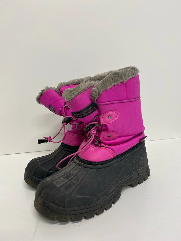 Fabulous Mountain Warehouse winter snow boots Uk3 pink Jb001