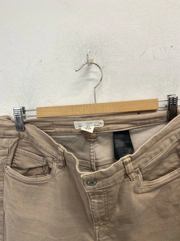 Lovely H&M sand straight jeans casual UK 14 KM003
