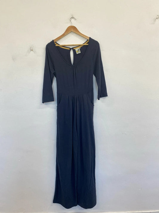 Weird Fish Stylish Khya Slate Blue Jersey Jumpsuit UK 14 EL001