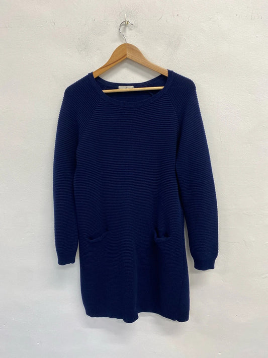 Lovely tu blue pocket mini dress UK 14 KS003