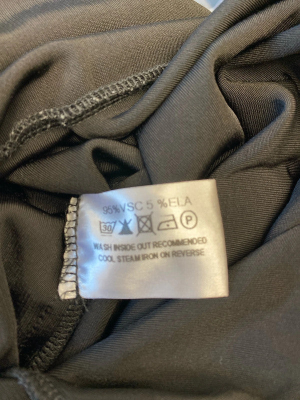 Fabulous Me & Thee black stretch heavy jumpsuit Uk10 LH002