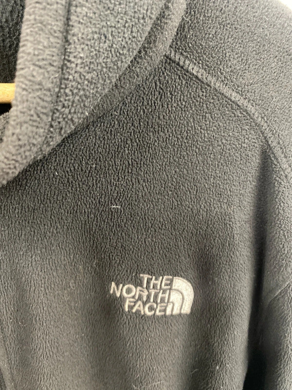 Classic The North Face black full zip fleece L SR006