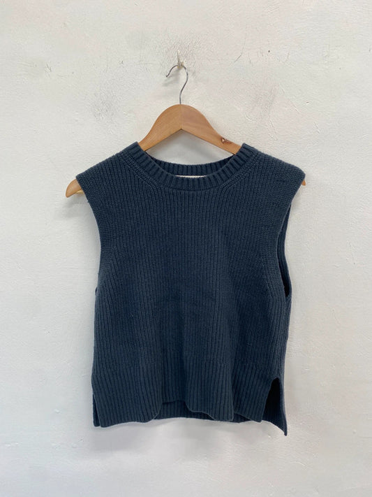 Lovely cefinn janie sleeveless knit jumper vest UK S RF001