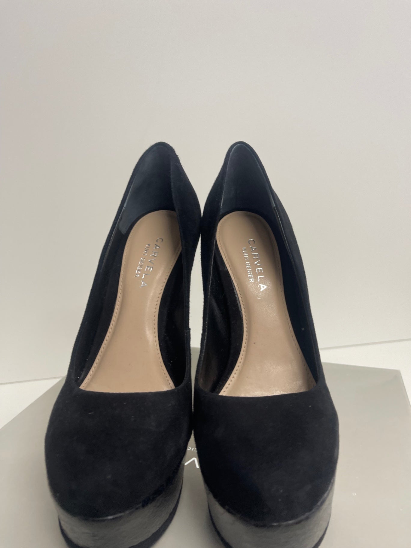 Stunning Carvela by Kurt Geiger super high sexy Heels Uk6 Black PP546