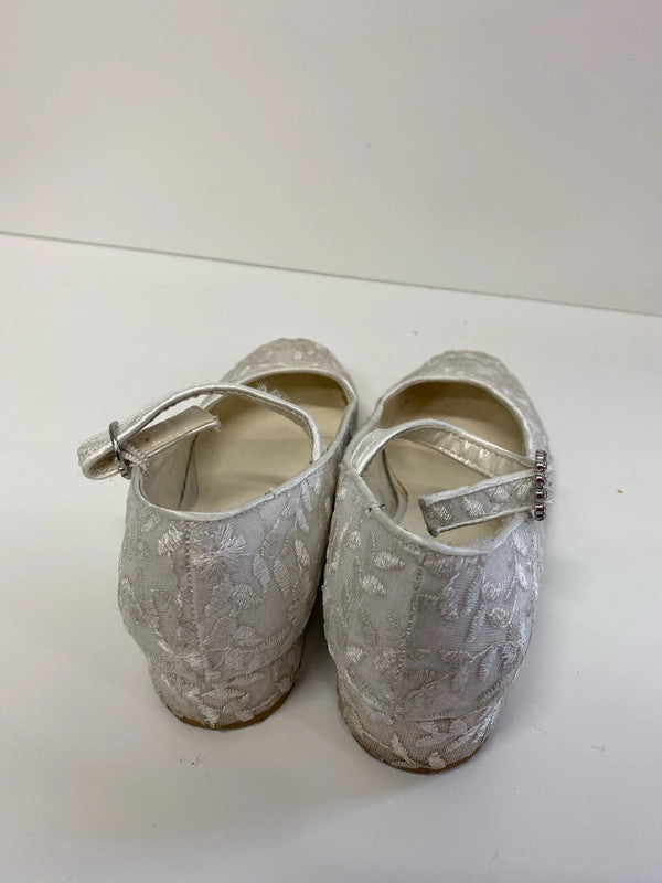 Fabulous Monsoon Cream embellished Shoes bridesmaid Uk3 JS004