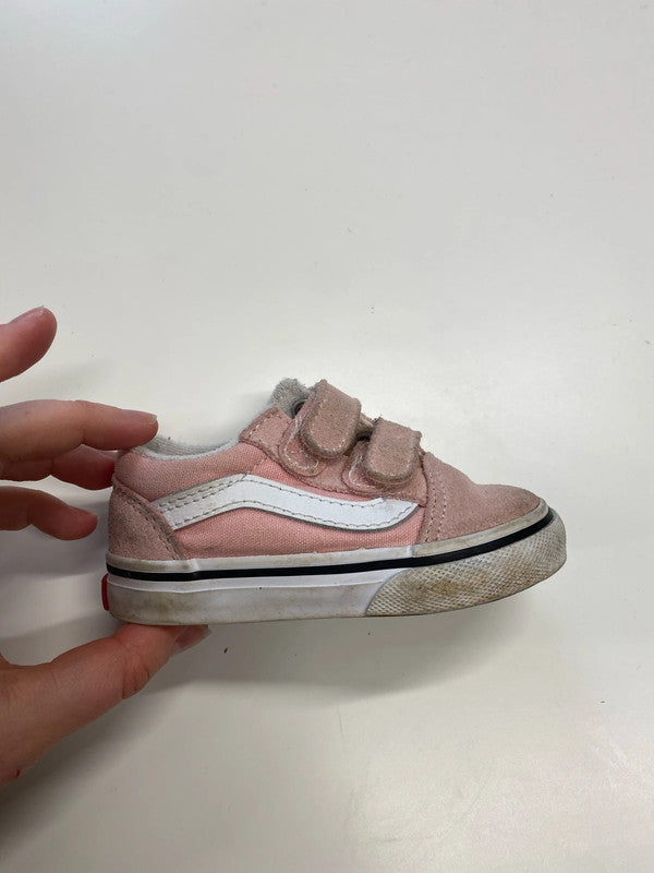 Vans Adorable Pastel Pink Trainers Girls 4 KM004