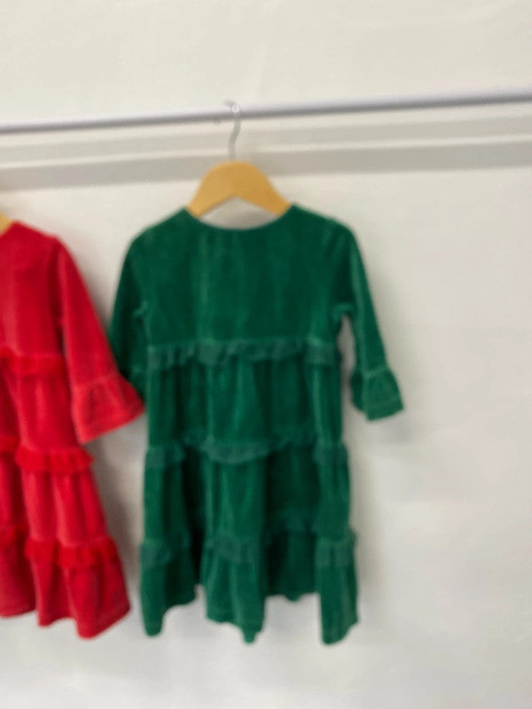 Fabulous duo of Hannah Andersson girls dress age 3-4 100cm #7 EL001