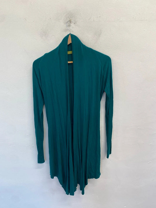 Lovely n&willow green longline cardigan UK s/m CD001