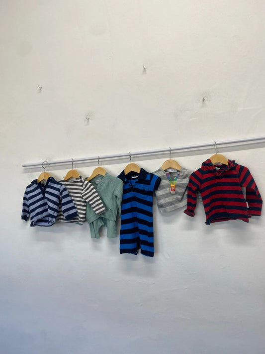 Fabulous boys bundle of baby clothing age 6-12m gap Bonnie baby #25 JP001