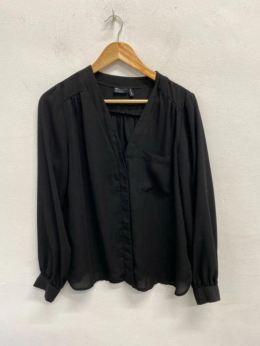 Fabulous ASOS Semi sheer blouse Uk10 classic elegant LP003